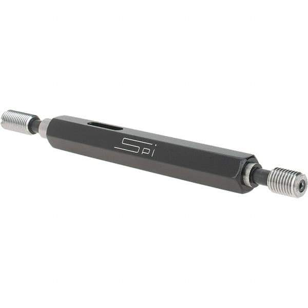 SPI - 1/4-32, Class 2B, Double End Plug Thread Go/No Go Gage - Steel, Size 1 Handle Included - Apex Tool & Supply