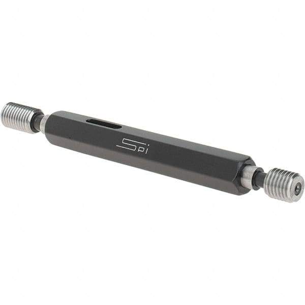 SPI - 5/16-24, Class 2B, Double End Plug Thread Go/No Go Gage - Steel, Size 1 Handle Included - Apex Tool & Supply