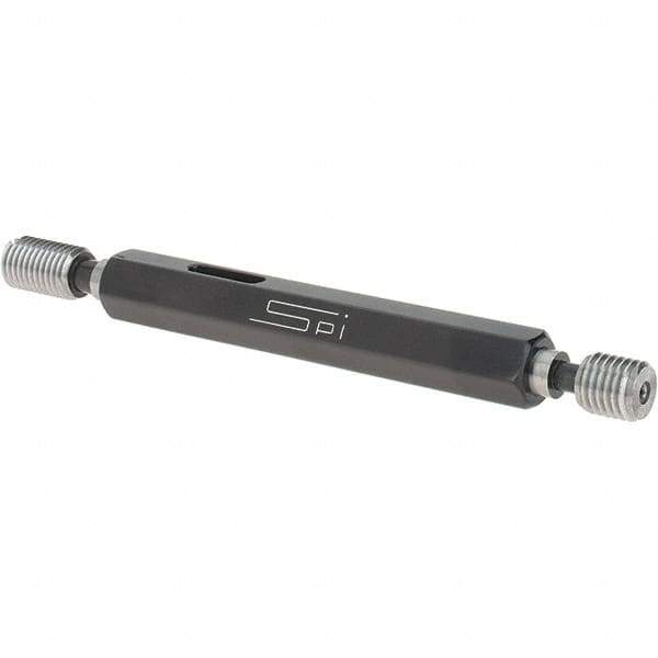 SPI - 5/16-24, Class 3B, Double End Plug Thread Go/No Go Gage - Steel, Size 1 Handle Included - Apex Tool & Supply
