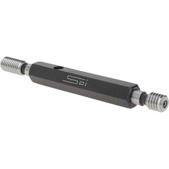 SPI - 3/8-16, Class 3B, Double End Plug Thread Go/No Go Gage - Steel, Size 2 Handle Included - Apex Tool & Supply