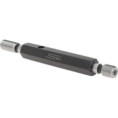 SPI - 3/8-24, Class 2B, Double End Plug Thread Go/No Go Gage - Steel, Size 2 Handle Included - Apex Tool & Supply