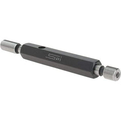 SPI - 3/8-32, Class 3B, Double End Plug Thread Go/No Go Gage - Steel, Size 2 Handle Included - Apex Tool & Supply