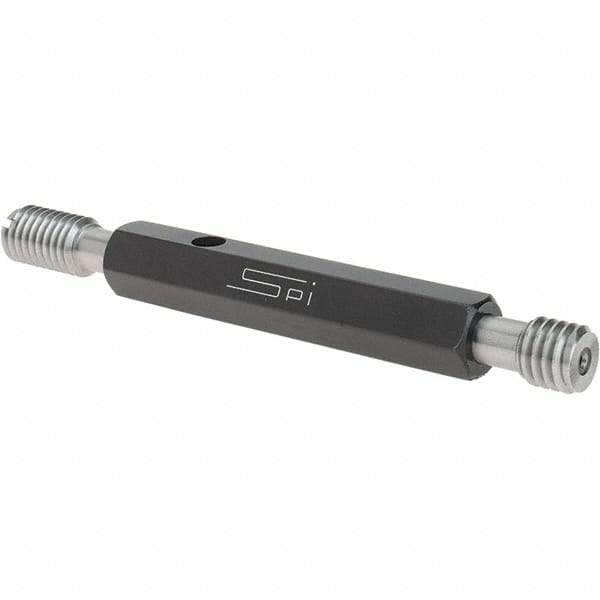 SPI - 7/16-14, Class 2B, Double End Plug Thread Go/No Go Gage - Steel, Size 2 Handle Included - Apex Tool & Supply
