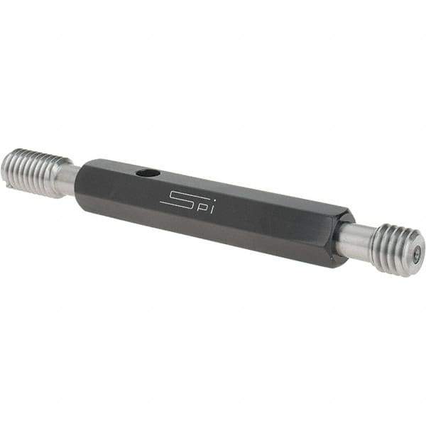 SPI - 7/16-14, Class 3B, Double End Plug Thread Go/No Go Gage - Steel, Size 2 Handle Included - Apex Tool & Supply
