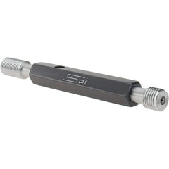 SPI - 7/16-20, Class 2B, Double End Plug Thread Go/No Go Gage - Steel, Size 2 Handle Included - Apex Tool & Supply