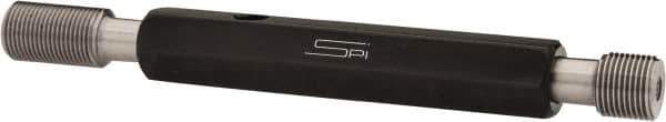 SPI - 7/16-28, Class 3B, Double End Plug Thread Go/No Go Gage - Steel, Size 2 Handle Included - Apex Tool & Supply