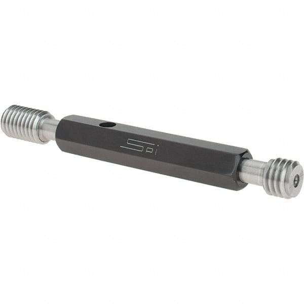 SPI - 1/2-13, Class 2B, Double End Plug Thread Go/No Go Gage - Steel, Size 2 Handle Included - Apex Tool & Supply