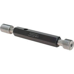 SPI - 1/2-28, Class 2B, Double End Plug Thread Go/No Go Gage - Steel, Size 2 Handle Included - Apex Tool & Supply