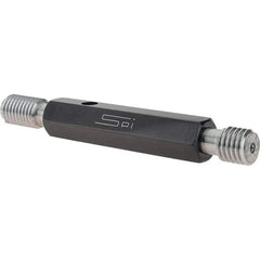 SPI - 9/16-12, Class 2B, Double End Plug Thread Go/No Go Gage - Steel, Size 3 Handle Included - Apex Tool & Supply