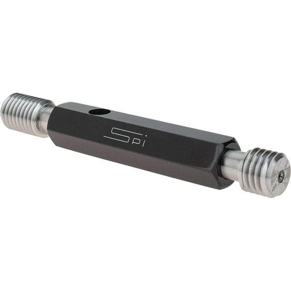SPI - 5/8-11, Class 2B, Double End Plug Thread Go/No Go Gage - Steel, Size 3 Handle Included - Apex Tool & Supply