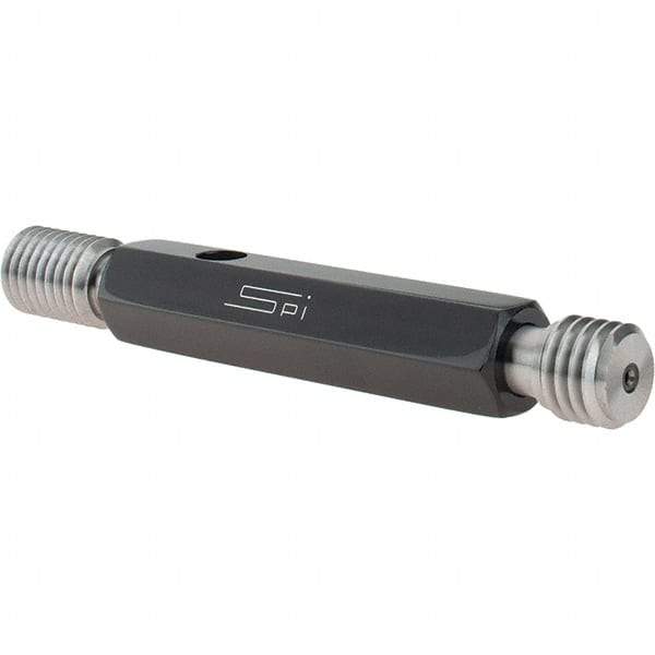 SPI - 5/8-11, Class 3B, Double End Plug Thread Go/No Go Gage - Steel, Size 3 Handle Included - Apex Tool & Supply