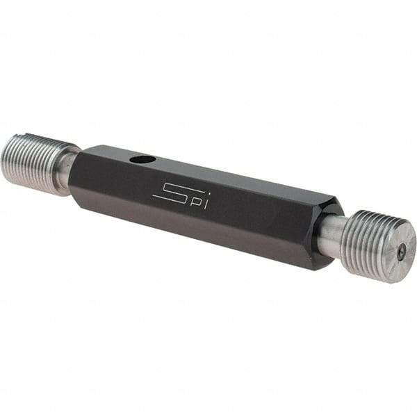 SPI - 5/8-18, Class 3B, Double End Plug Thread Go/No Go Gage - Steel, Size 3 Handle Included - Apex Tool & Supply
