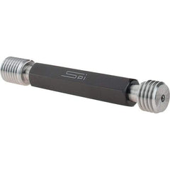 SPI - 3/4-10, Class 2B, Double End Plug Thread Go/No Go Gage - Steel, Size 3 Handle Included - Apex Tool & Supply