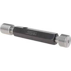 SPI - 3/4-16, Class 2B, Double End Plug Thread Go/No Go Gage - Steel, Size 3 Handle Included - Apex Tool & Supply