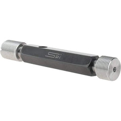 SPI - 3/4-20, Class 3B, Double End Plug Thread Go/No Go Gage - Steel, Size 3 Handle Included - Apex Tool & Supply