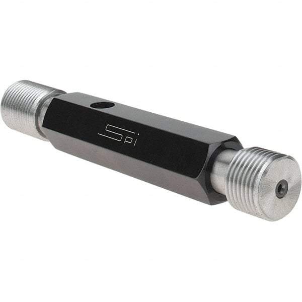 SPI - 7/8-14, Class 3B, Double End Plug Thread Go/No Go Gage - Steel, Size 4 Handle Included - Apex Tool & Supply