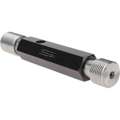 SPI - 7/8-14, Class 3B, Double End Plug Thread Go/No Go Gage - Steel, Size 4 Handle Included - Apex Tool & Supply