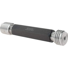 SPI - 1-8, Class 2B, Double End Plug Thread Go/No Go Gage - Steel, Size 4 Handle Included - Apex Tool & Supply