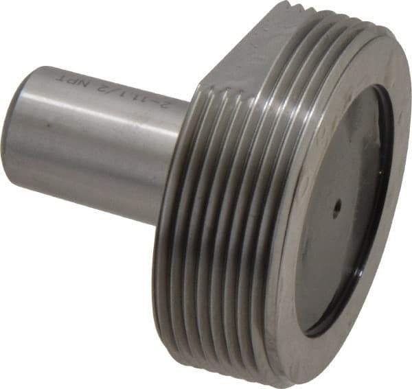 SPI - 2 - 11-1/2 Single End Tapered Plug Pipe Thread Gage - Handle Size 5, Handle Not Included, NPT-L1 Tolerance, NIST Traceability Certification Included - Apex Tool & Supply