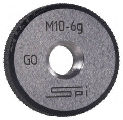 SPI - M2.2x0.45 Go Single Ring Thread Gage - Class 6G, Oil Hardened Nonshrinking Steel (OHNS), NPL Traceability Certification Included - Apex Tool & Supply