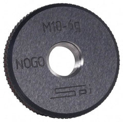 SPI - M27x2 No Go Single Ring Thread Gage - Class 6G, Oil Hardened Nonshrinking Steel (OHNS), NPL Traceability Certification Included - Apex Tool & Supply