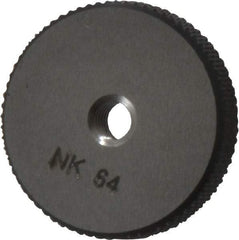 SPI - M4.5x0.75 Go Single Ring Thread Gage - Class 6G, Oil Hardened Nonshrinking Steel (OHNS), NPL Traceability Certification Included - Apex Tool & Supply