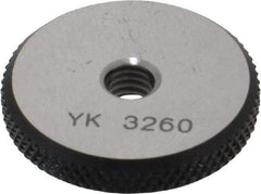 SPI - M5x0.8 No Go Single Ring Thread Gage - Class 6G, Oil Hardened Nonshrinking Steel (OHNS), NPL Traceability Certification Included - Apex Tool & Supply