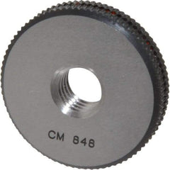 SPI - M10x1.5 No Go Single Ring Thread Gage - Class 6G, Oil Hardened Nonshrinking Steel (OHNS), NPL Traceability Certification Included - Apex Tool & Supply