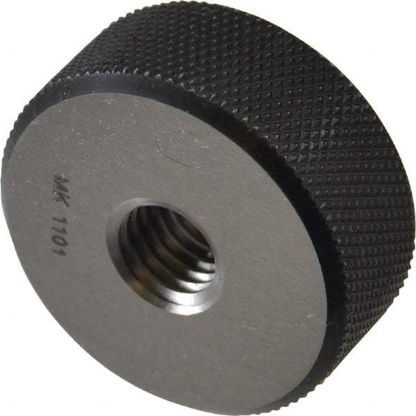 SPI - M12x1.75 Go Single Ring Thread Gage - Class 6G, Oil Hardened Nonshrinking Steel (OHNS), NPL Traceability Certification Included - Apex Tool & Supply