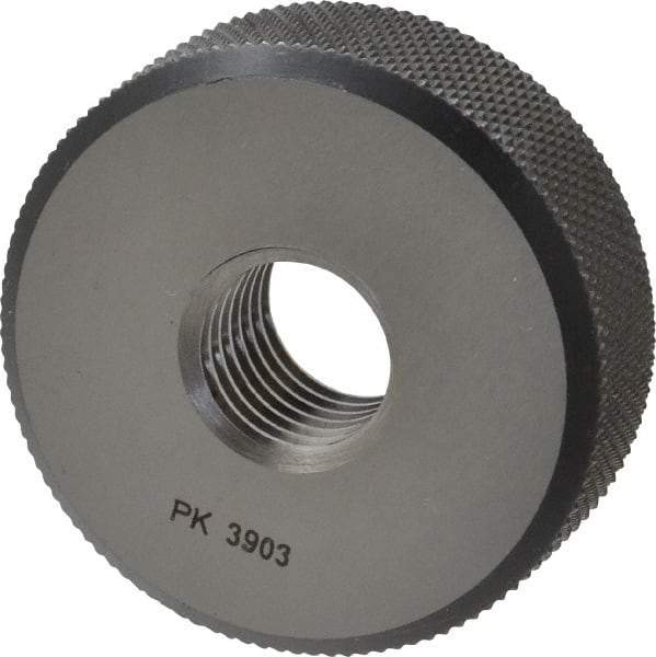 SPI - M16x2 Go Single Ring Thread Gage - Class 6G, Oil Hardened Nonshrinking Steel (OHNS), NPL Traceability Certification Included - Apex Tool & Supply