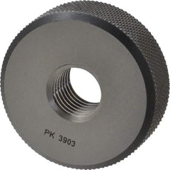 SPI - M16x2 Go Single Ring Thread Gage - Class 6G, Oil Hardened Nonshrinking Steel (OHNS), NPL Traceability Certification Included - Apex Tool & Supply