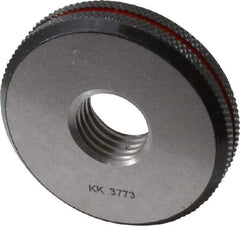 SPI - M16x2 No Go Single Ring Thread Gage - Class 6G, Oil Hardened Nonshrinking Steel (OHNS), NPL Traceability Certification Included - Apex Tool & Supply