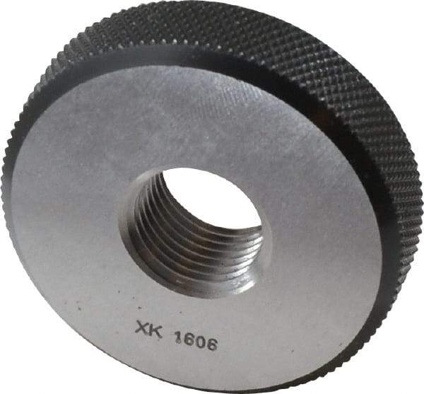 SPI - M16x1.5 Go Single Ring Thread Gage - Class 6G, Oil Hardened Nonshrinking Steel (OHNS), NPL Traceability Certification Included - Apex Tool & Supply