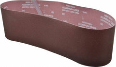 Norton - 6" Wide x 48" OAL, 80 Grit, Aluminum Oxide Abrasive Belt - Aluminum Oxide, Medium, Coated - Apex Tool & Supply