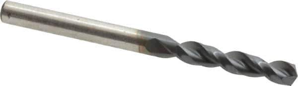 Cleveland - 11/64" 135° Parabolic Flute Cobalt Screw Machine Drill Bit - TiAlN Finish, Right Hand Cut, 1-1/16" Flute Length, 2-1/8" OAL, Split Point, Straight Shank - Apex Tool & Supply