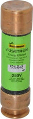 Cooper Bussmann - 125 VDC, 250 VAC, 45 Amp, Time Delay General Purpose Fuse - Fuse Holder Mount, 76.2mm OAL, 20 at DC, 200 (RMS) kA Rating, 13/16" Diam - Apex Tool & Supply