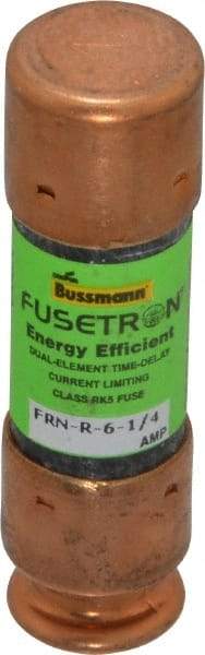 Cooper Bussmann - 125 VDC, 250 VAC, 6.25 Amp, Time Delay General Purpose Fuse - Fuse Holder Mount, 50.8mm OAL, 20 at DC, 200 (RMS) kA Rating, 9/16" Diam - Apex Tool & Supply