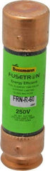 Cooper Bussmann - 125 VDC, 250 VAC, 60 Amp, Time Delay General Purpose Fuse - Fuse Holder Mount, 76.2mm OAL, 20 at DC, 200 (RMS) kA Rating, 13/16" Diam - Apex Tool & Supply