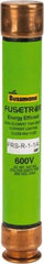 Cooper Bussmann - 300 VDC, 600 VAC, 1.25 Amp, Time Delay General Purpose Fuse - Fuse Holder Mount, 127mm OAL, 20 at DC, 200 (RMS) kA Rating, 13/16" Diam - Apex Tool & Supply