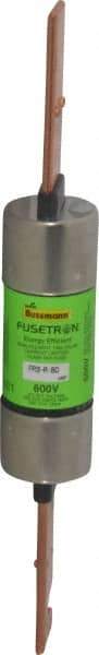 Cooper Bussmann - 300 VDC, 600 VAC, 80 Amp, Time Delay General Purpose Fuse - Bolt-on Mount, 7-7/8" OAL, 20 at DC, 200 (RMS) kA Rating, 1-5/16" Diam - Apex Tool & Supply