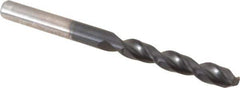 Cleveland - #16 135° Parabolic Flute Cobalt Screw Machine Drill Bit - TiAlN Finish, Right Hand Cut, 1-1/8" Flute Length, 2-3/16" OAL, Split Point, Straight Shank - Apex Tool & Supply
