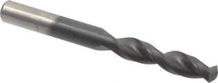 Cleveland - 0.29" 135° Parabolic Flute Cobalt Screw Machine Drill Bit - TiAlN Finish, Right Hand Cut, 1-9/16" Flute Length, 2-3/4" OAL, Split Point, Straight Shank - Apex Tool & Supply