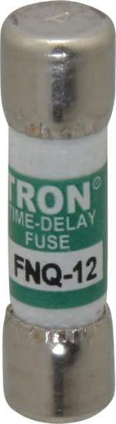 Cooper Bussmann - 500 VAC, 12 Amp, Time Delay General Purpose Fuse - Fuse Holder Mount, 1-1/2" OAL, 10 at AC kA Rating, 13/32" Diam - Apex Tool & Supply