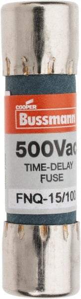 Cooper Bussmann - 500 VAC, 0.15 Amp, Time Delay General Purpose Fuse - Fuse Holder Mount, 1-1/2" OAL, 10 at AC kA Rating, 13/32" Diam - Apex Tool & Supply