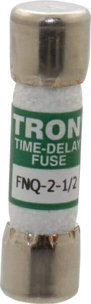 Cooper Bussmann - 500 VAC, 2.5 Amp, Time Delay General Purpose Fuse - Fuse Holder Mount, 1-1/2" OAL, 10 at AC kA Rating, 13/32" Diam - Apex Tool & Supply