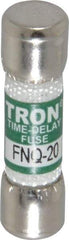 Cooper Bussmann - 500 VAC, 20 Amp, Time Delay General Purpose Fuse - Fuse Holder Mount, 1-1/2" OAL, 10 at AC kA Rating, 13/32" Diam - Apex Tool & Supply