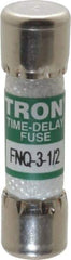 Cooper Bussmann - 500 VAC, 3.5 Amp, Time Delay General Purpose Fuse - Fuse Holder Mount, 1-1/2" OAL, 10 at AC kA Rating, 13/32" Diam - Apex Tool & Supply
