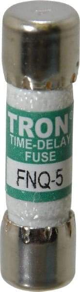 Cooper Bussmann - 500 VAC, 5 Amp, Time Delay General Purpose Fuse - Fuse Holder Mount, 1-1/2" OAL, 10 at AC kA Rating, 13/32" Diam - Apex Tool & Supply