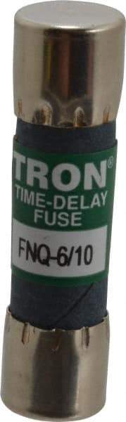 Cooper Bussmann - 500 VAC, 0.6 Amp, Time Delay General Purpose Fuse - Fuse Holder Mount, 1-1/2" OAL, 10 at AC kA Rating, 13/32" Diam - Apex Tool & Supply
