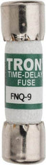Cooper Bussmann - 500 VAC, 9 Amp, Time Delay General Purpose Fuse - Fuse Holder Mount, 1-1/2" OAL, 10 at AC kA Rating, 13/32" Diam - Apex Tool & Supply